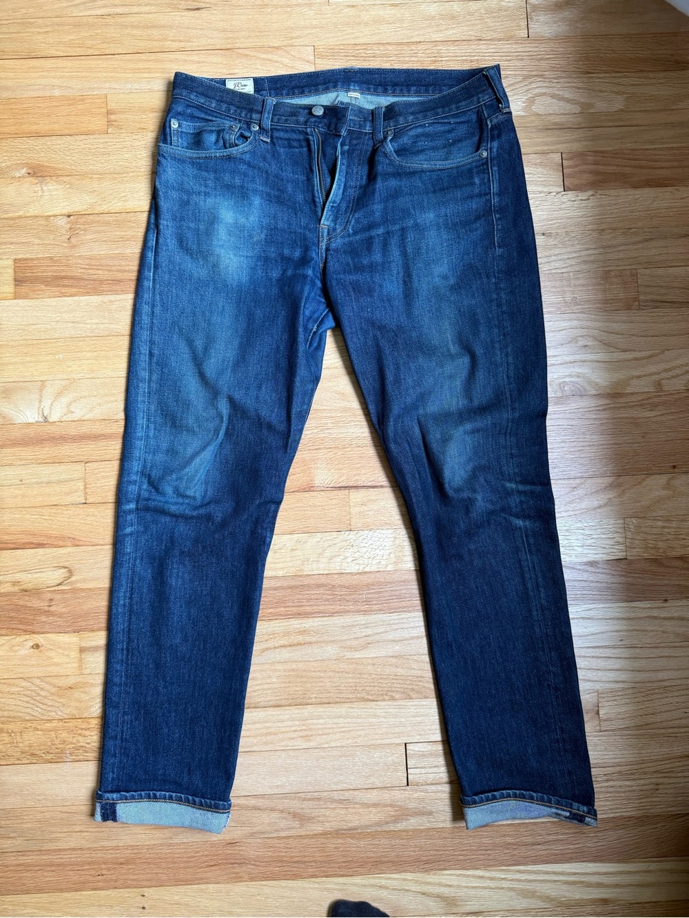 Men's J. Crew Blue Slim Straight Jeans